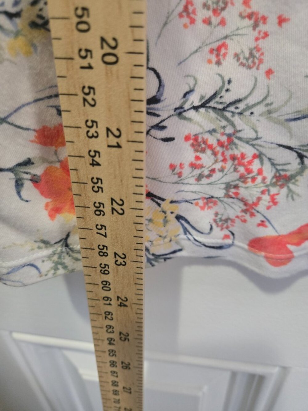 Charter Club XL Soft Floral Casual Top 100% Pima Cotton - Picture 6 of 7